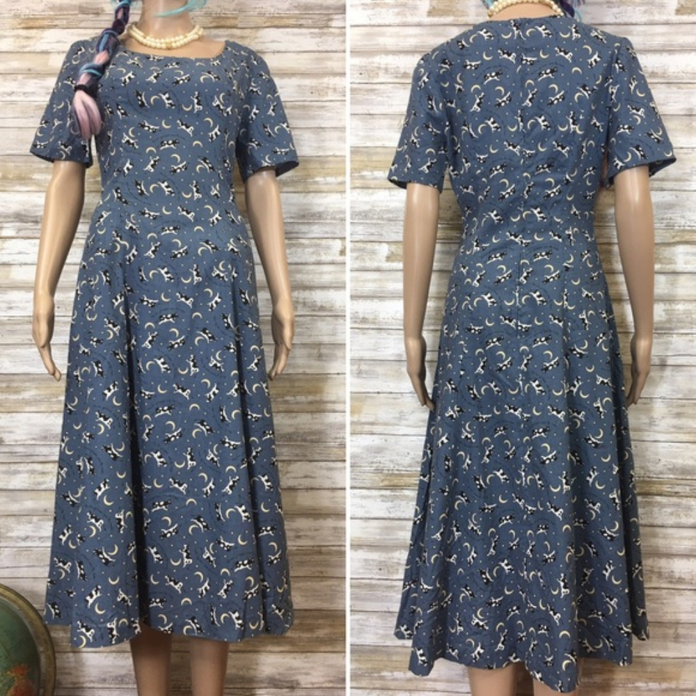 Quality Handmade Cow Jumps Over The Moon Dress